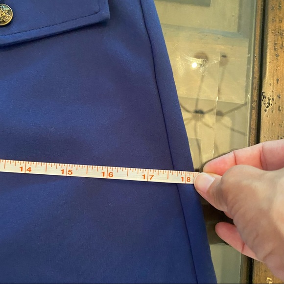 ModCloth Blue Ponte A Line Skirt NWT Blue - Picture 13 of 13